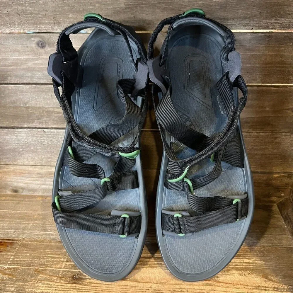 Mens Teva‎ Terra Fi 5 Black Sport Hiking Outdoor Comfort Sandals Size 14 M EUC